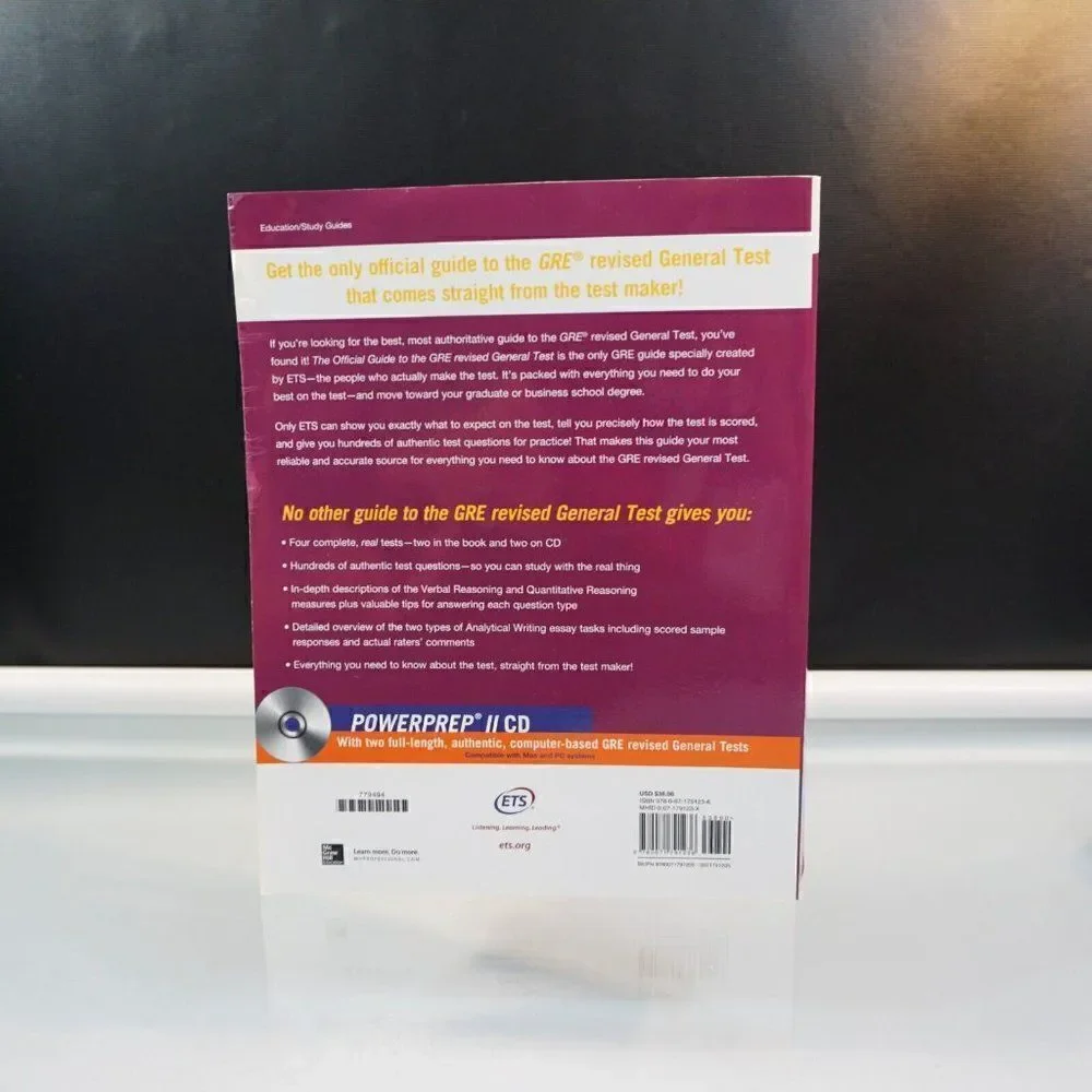 The Official Guide to the GRE Revised General Test 2nd Edition With CD 2012 PB